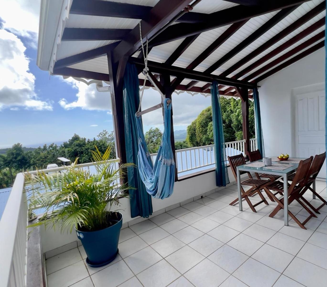 Villa Iguana, Duplex Paisible, Vue Magnifique Mer Et Rocher Du Diamant, Piscine Sainte-Luce Bagian luar foto